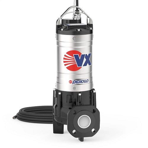 Фекальный четырёхполюсный насос Pedrollo VX4 10/65 в Челябинске 